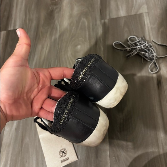 Golden Goose Black and White Sneakers - Picture 2 of 9